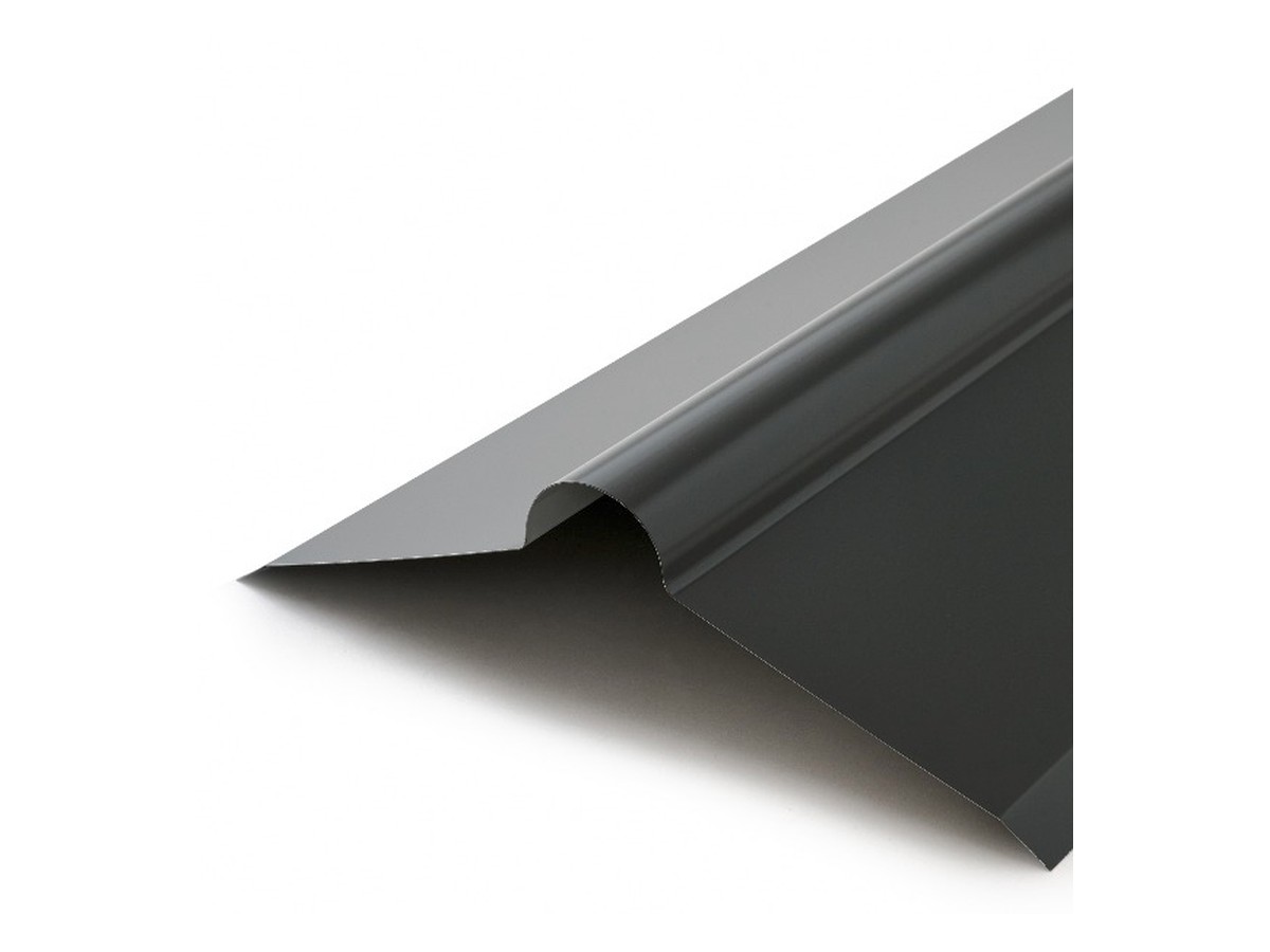 Colour coated steel ridge cap