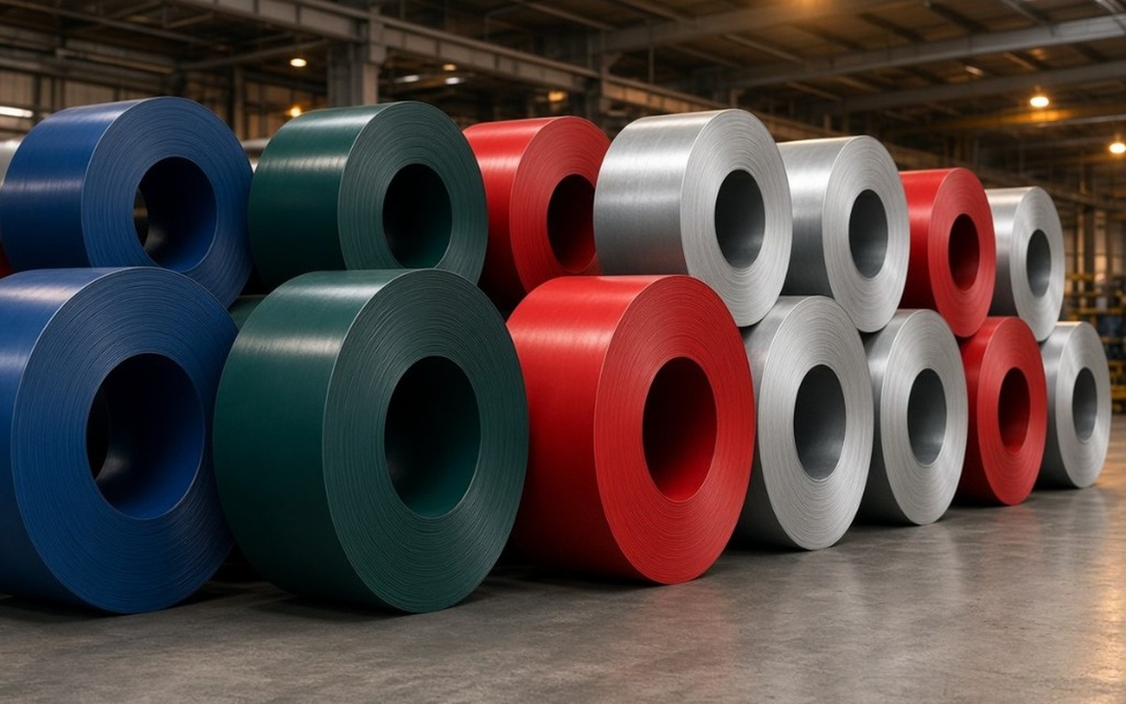 Colour coated coils PPGL
